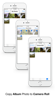 Photomigrate - Easily transfer photos & videos to camera roll screenshot 2
