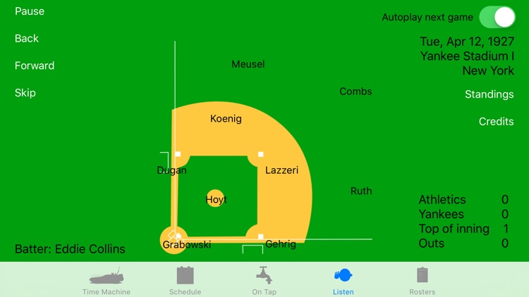 Time Machine Baseball Mobile