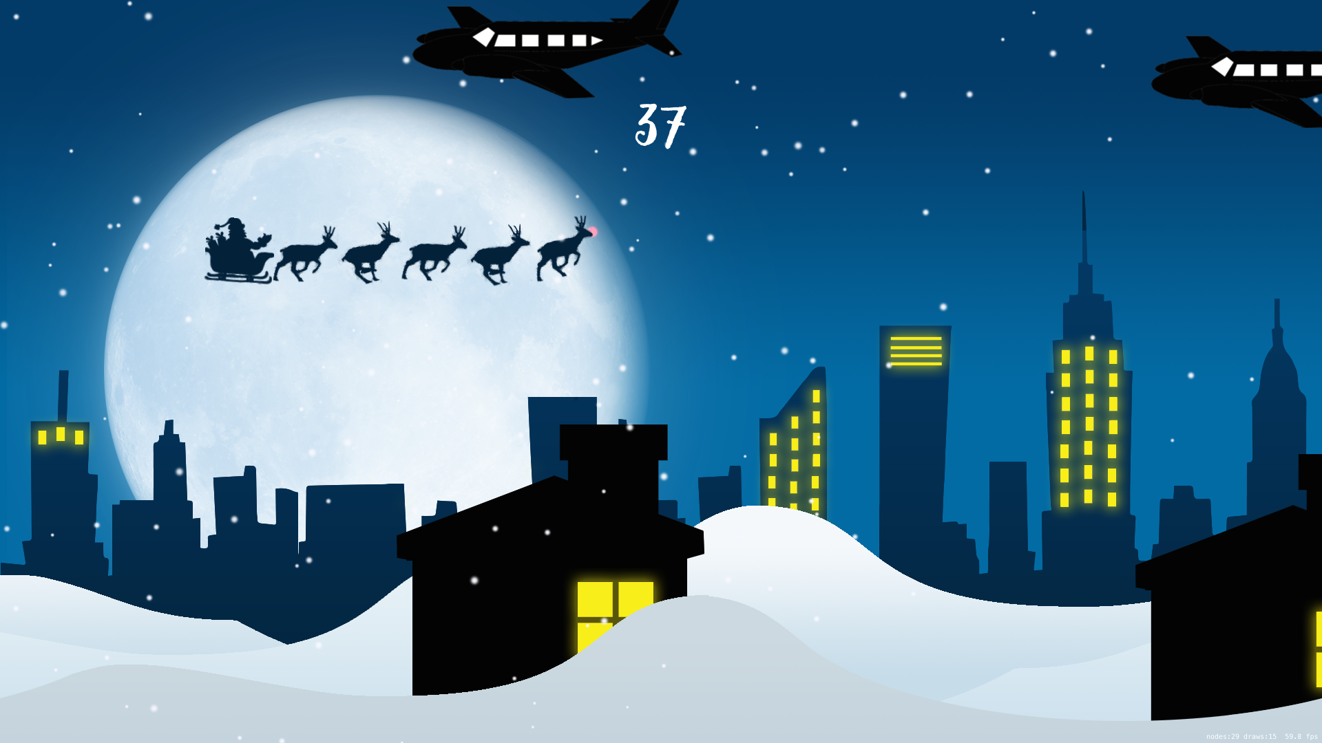 Santa's Night Flight screenshot 3
