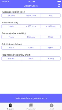 Game screenshot Apgar Score - Quickly test the health of a newborn baby mod apk