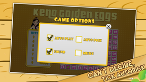 Classic Keno Golden Eggs - Bonus Multi-Card Play Free Edition screenshot
