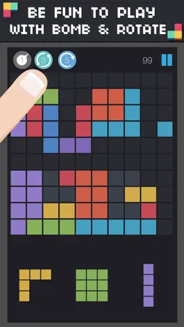 Game screenshot 1 Block Launcher Squares apk