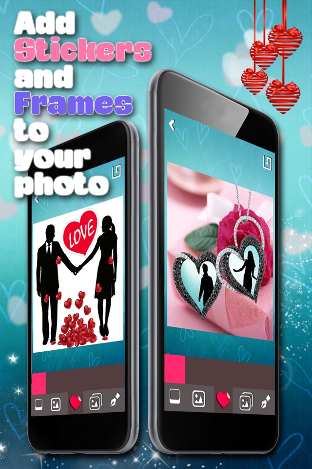 Locket Frames for Love Pics – Filter Your Romantic Photos and Add Sweet Stickers on Virtual Jewelry screenshot 2