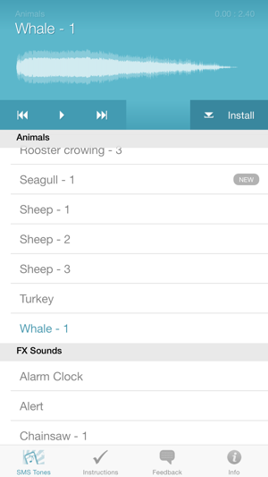 SMS Ringtones for iPhone(圖2)-速報App