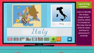 Europe - Geography by Mobile Montessori screenshot #1 for Apple TV
