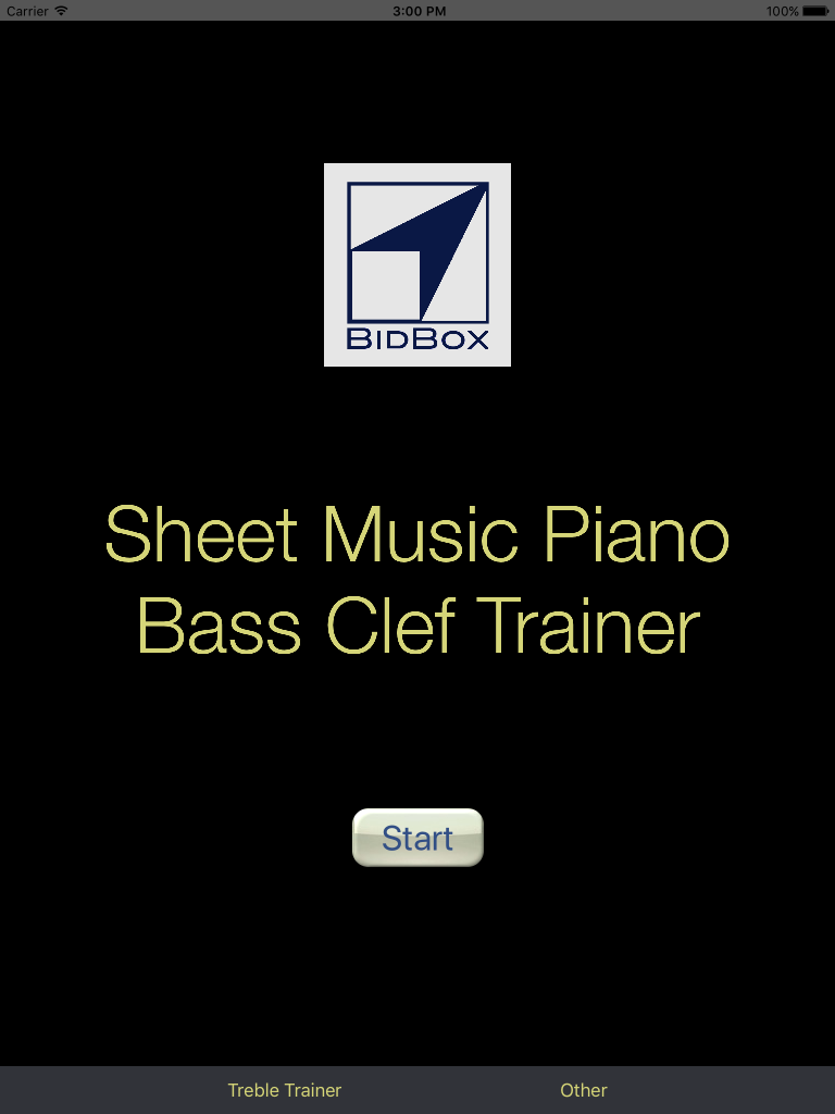 Sheet Music Trainer Piano Bass