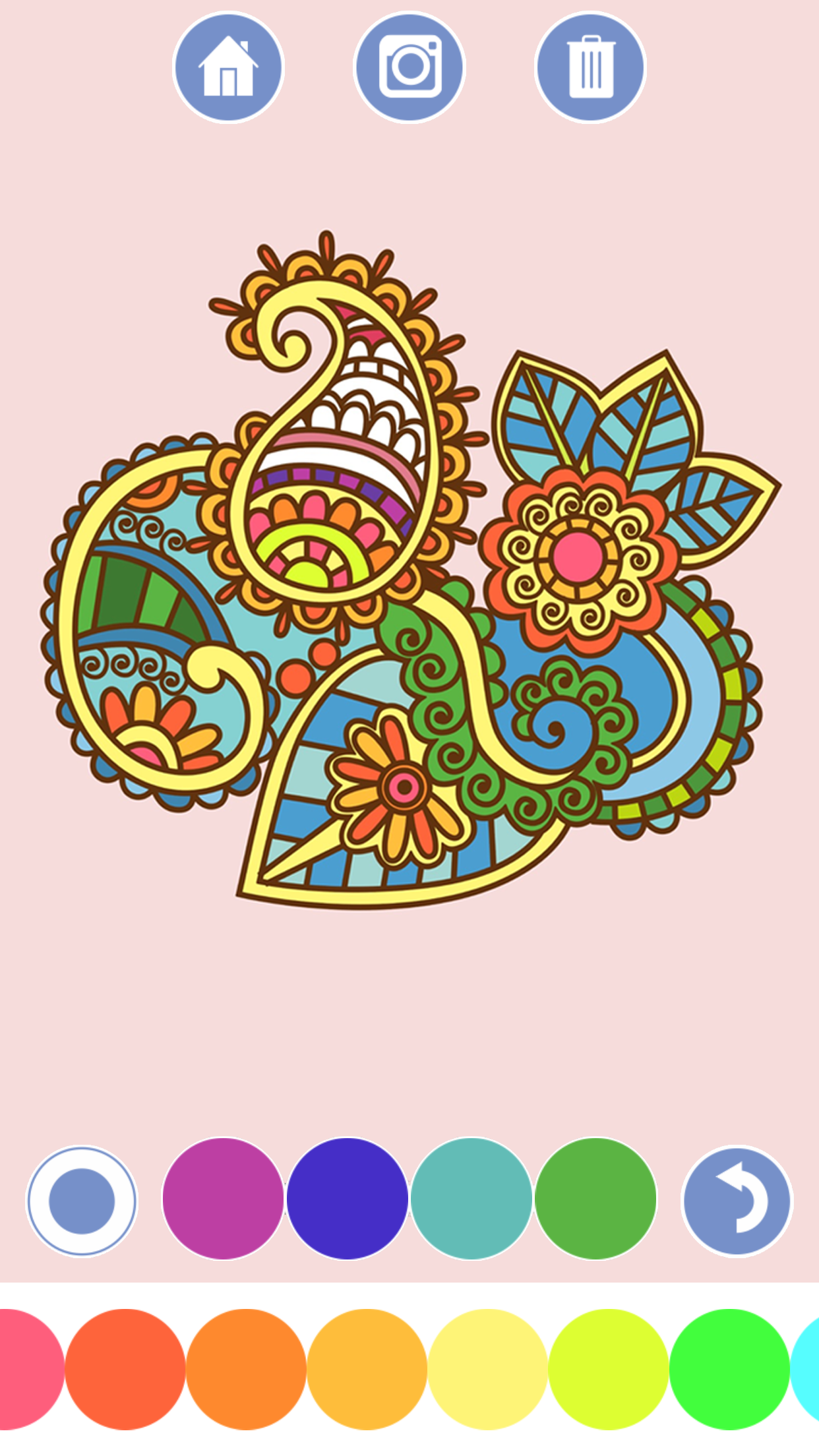 My Coloring Book - Mandala, Tribal, animals and classic ornaments screenshot 5