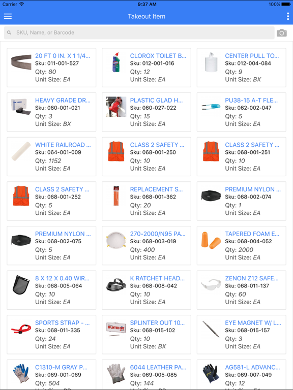 Inventory IQ iPad screenshot 2 - Business app