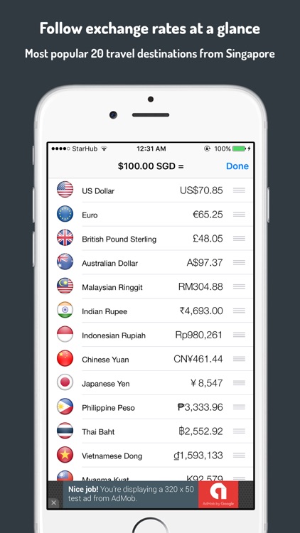 Singapore Currency Converter