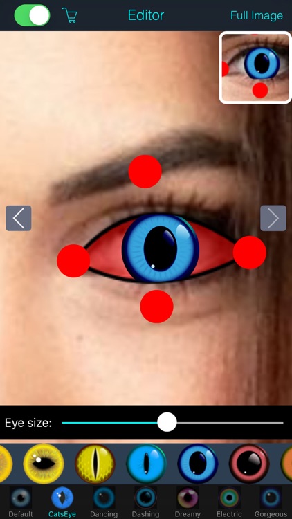 Eye Color Changer Editor - Makeup Red Eye Remover screenshot-3