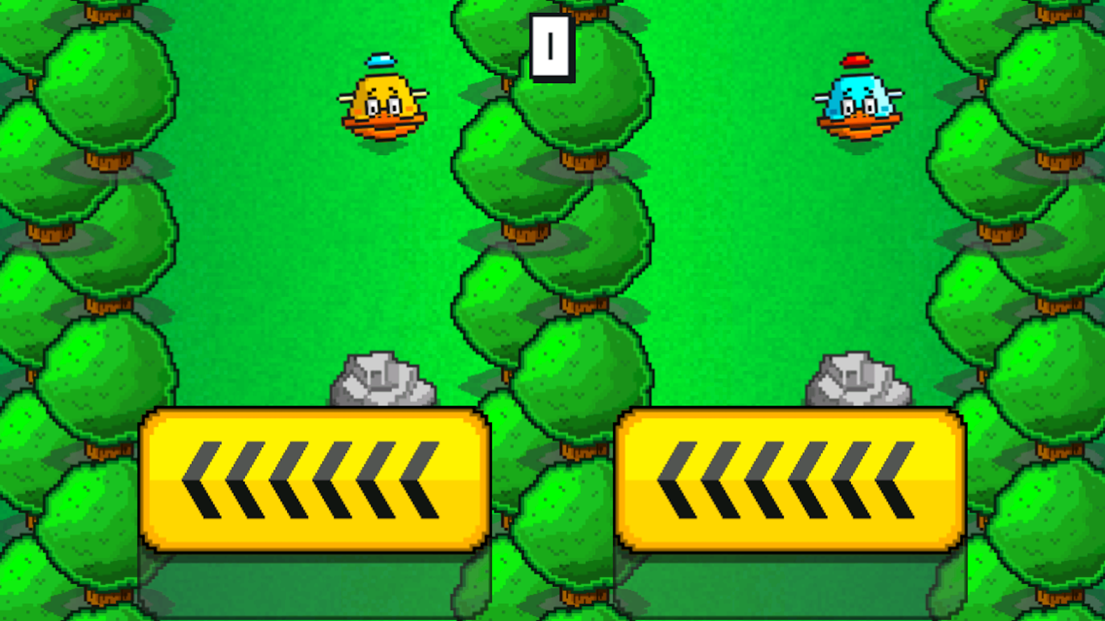 Flappy Downhill Racing - Race 2 Bird At The Same Time screenshot 2