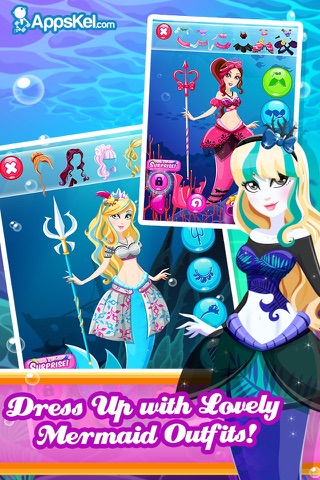 High Mermaid Descendants Dress Up – Princess Party Games for Free screenshot 2