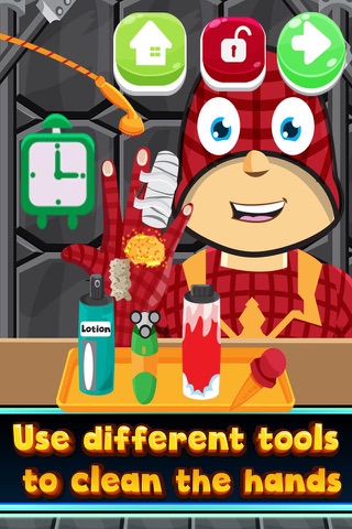 Superhero Hand Doctor Game screenshot 3