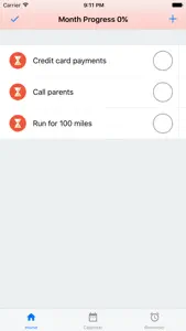 Monthly Tasks Manager screenshot #1 for iPhone