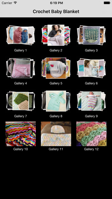 Screenshot #1 pour Crochet Baby Blanket