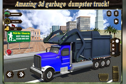 Garbage Truck Drive Simulator screenshot 2