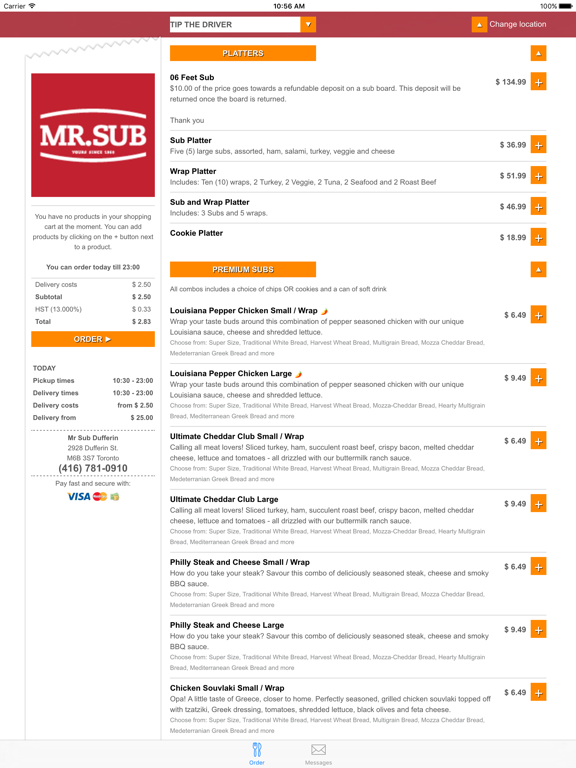 Screenshot #6 pour Mr Sub Dufferin
