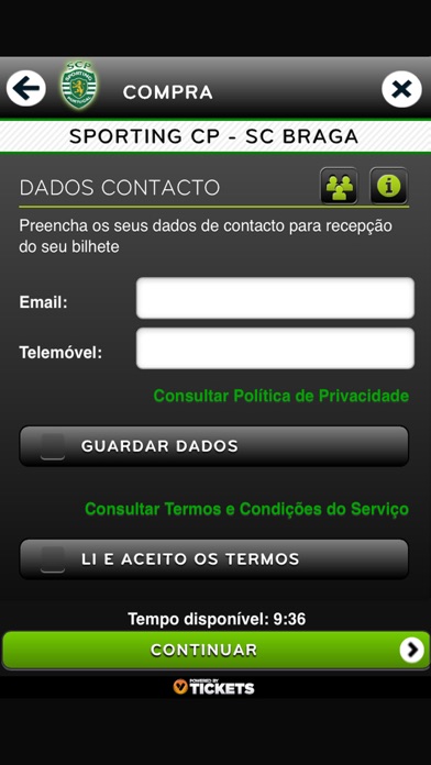 MeuSporting Screenshot