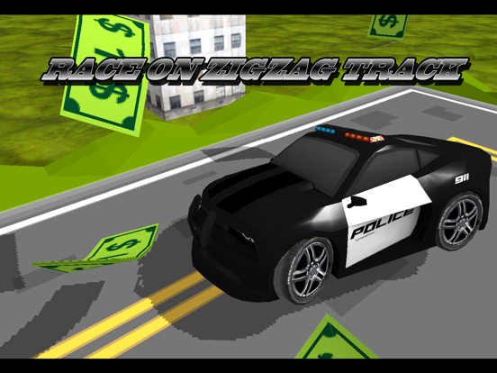 3D Zig-Zag  Police Chase  Cars -  Highway Hot Escape from Tokyo Street iPad screenshot