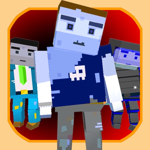 Town Box Cartoon Zombies Icon