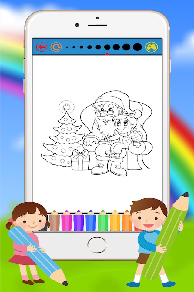 Christmas & Santacros Coloring Book for Kids screenshot 3