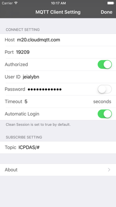 ICPDAS MQTT screenshot 5