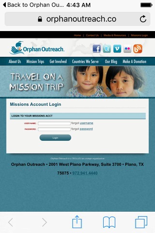 Orphan Outreach screenshot 3