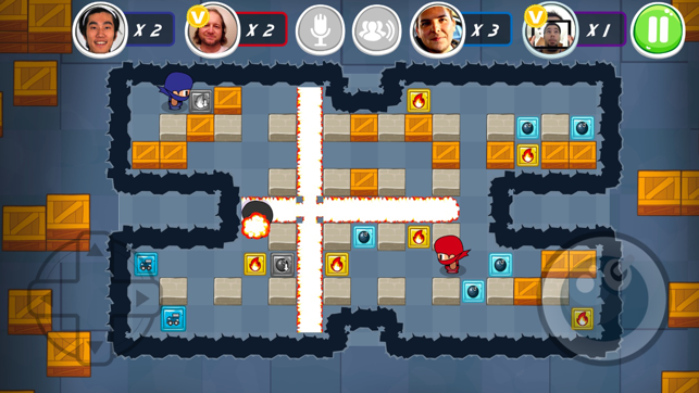 ‎Ninja Boy Adventures - Bomberman edition Screenshot