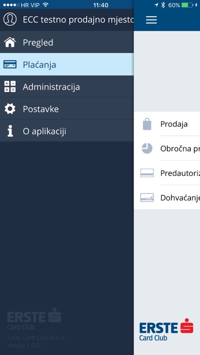 Screenshot #2 pour Erste mPOS