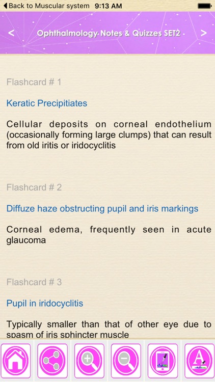 Ophthalmology 6200 Study Note & Quiz