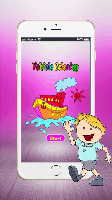 Best Games Education Veihicle Coloring Pages : Learn draw and paint For Kids !Fun app screenshot 2