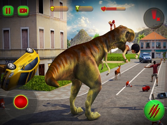 Screenshot #3 for Dino City Rampage 3D