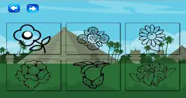 Game screenshot Coloring book flowers for kids hack