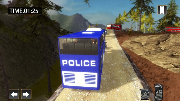 Mountain Police Prison Bus