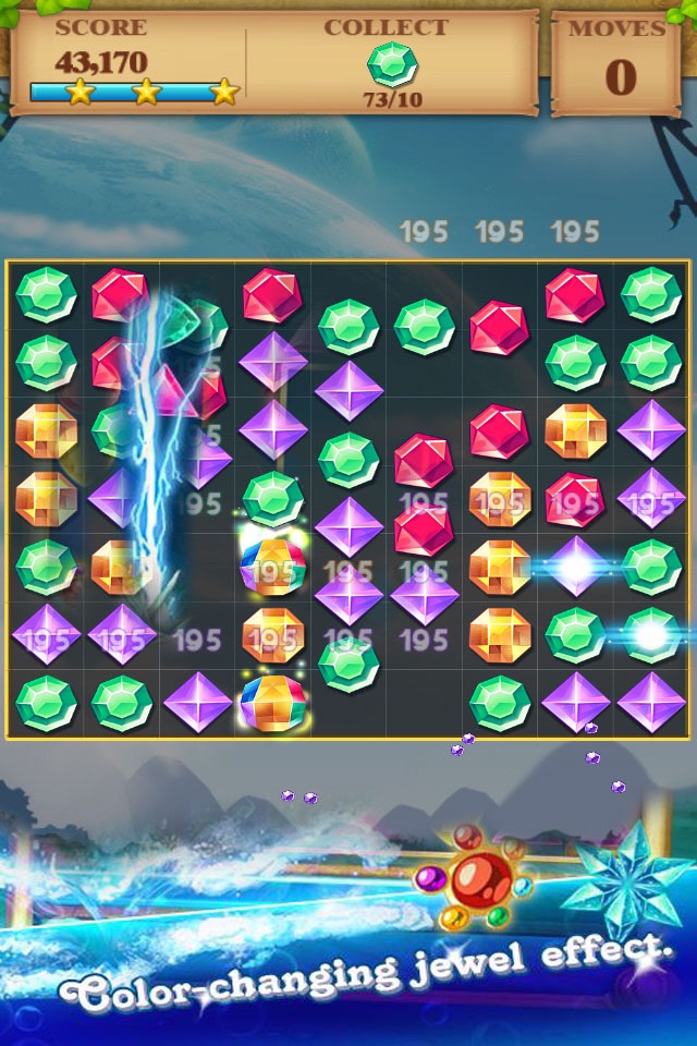 Jewel Island Puzzle: Game Diamond Edition screenshot 2