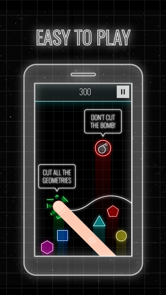 #1. Geometry Cut (iOS) 由: Tiny Games