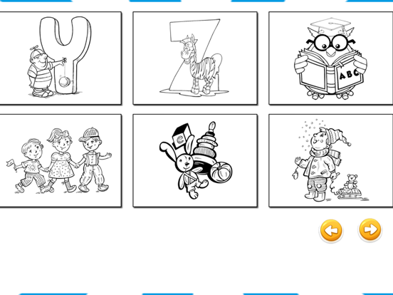 ABC Alphabet Coloring Book for Preschool & Kindergarten iPad screenshot