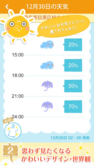 天気予報アプリ：洗濯予報 - 週間天気予報から洗濯指数まで無料でお伝え。のおすすめ画像3