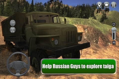 Russian Offroad Jeep Simulator Full - Drive your SUV in Russian Taiga! screenshot 3