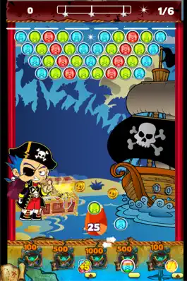 Game screenshot Pirate Prince Treasure Bubble Shooter Pop mod apk