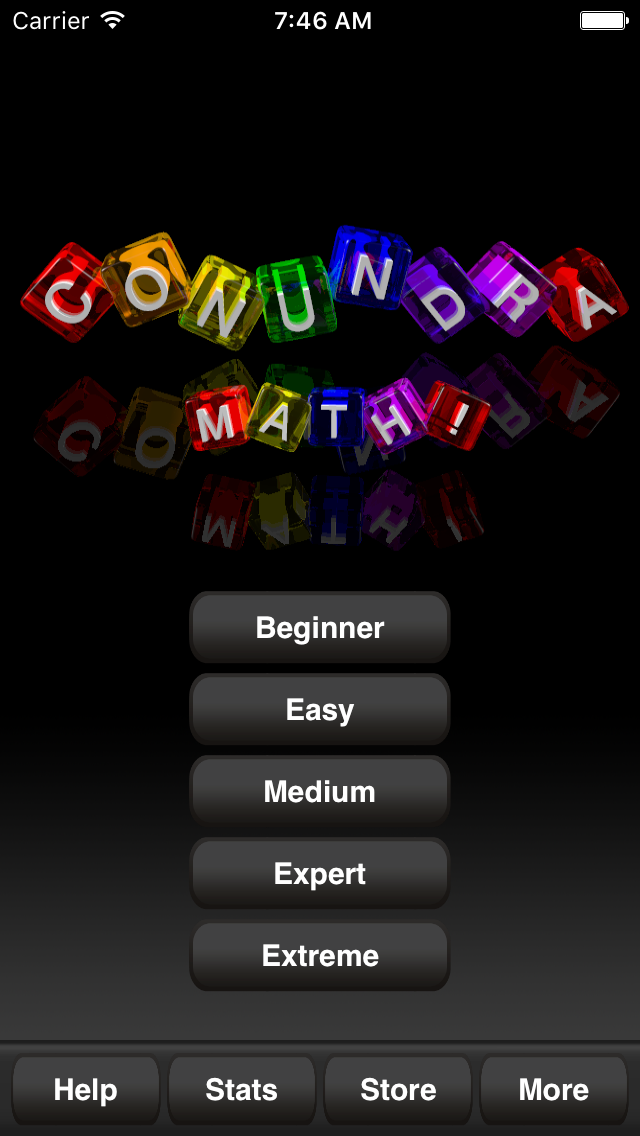 Conundra Math: a brain training number game for iPhone and iPad