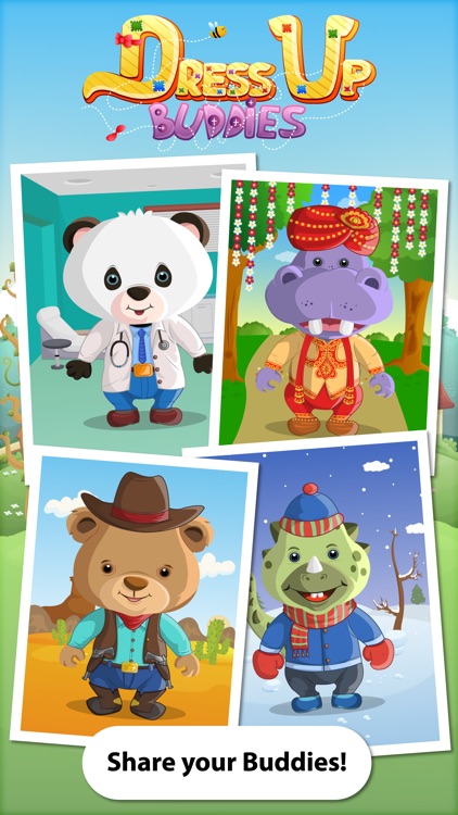 Dressup Buddies Lite : Learn professions & Jobs dress up game for kids, toddlers and adults