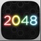 GeoMatch - 2048 experience with glowing neon particle explosions