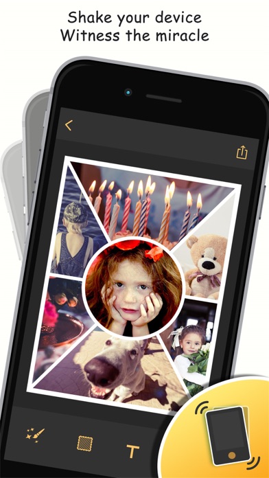 Shake Your Life – Pic Picture Frames Editor & Photo collage Caption Free Screenshot 1