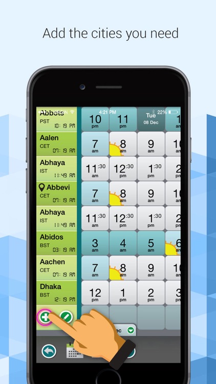 Easy meeting planner across time zones-TimePal PRO