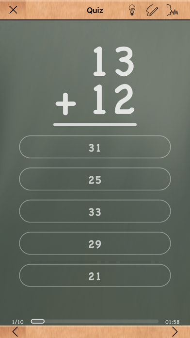 Screenshot #2 pour MathBoard Addition