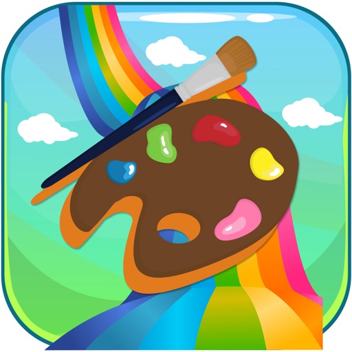 Magic Crayon Painting - The Free Colorful Drawing Cartoon Book Icon