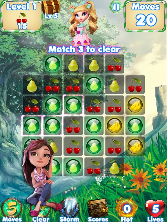 Fruit Candy Puzzle: Kids games and games for girls iPad screenshot 4 - Games app