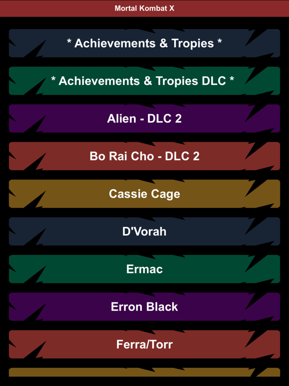 Screenshot #4 pour Mini Guide for Mortal Kombat X Edition