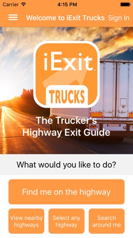 iExit Trucks: The Trucker's Highway Exit Guideのおすすめ画像1